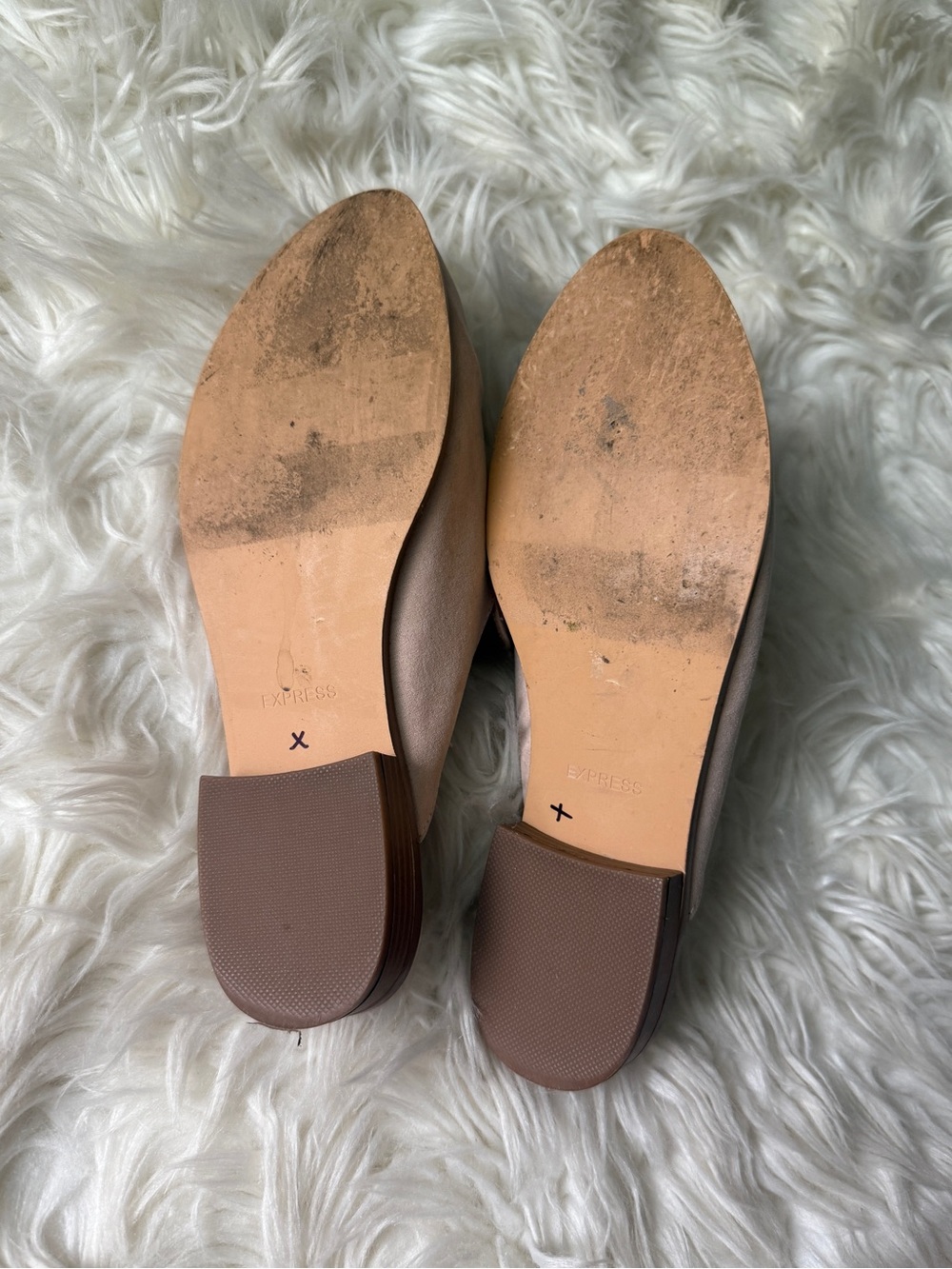 Express Bejeweled Pink Mule Loafers Size 8 - Picture 4 of 7